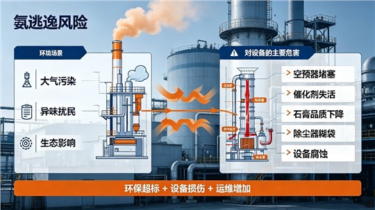 氨逃逸对环境与设备的综合危害及管控技术