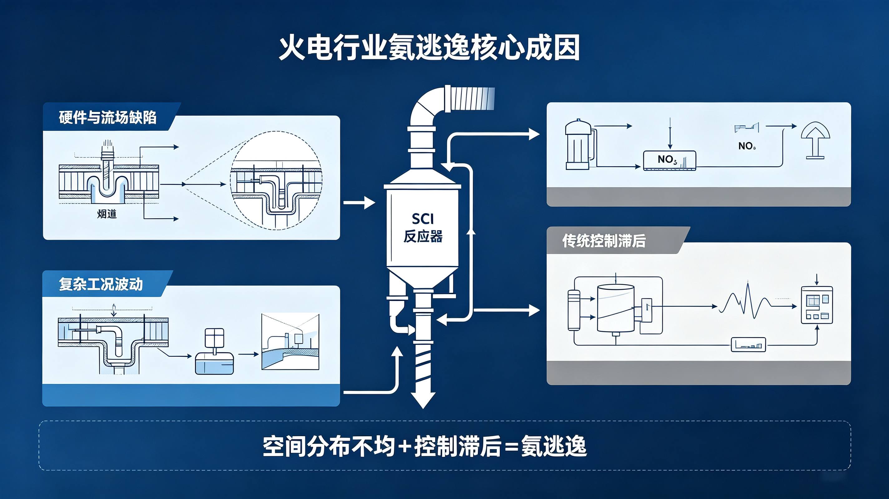 火电行业氨逃逸的原因是什么？如何有效智能控制？